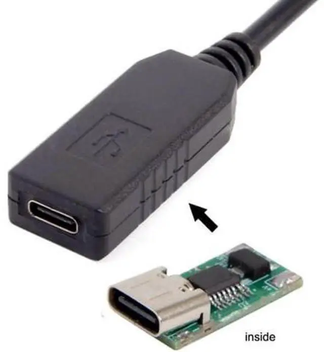 Alt view image 7 of 7 - USB 3.1 Type C USB-C to Rectangle 11.0*4.5mm Plug Cable UC-100-1145MM