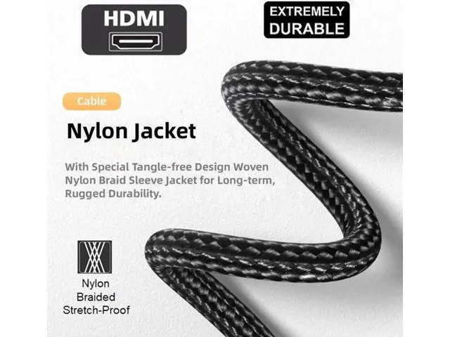 Alt view image 5 of 7 - 4K Type-D Micro HDMI 1.4 Male 90 Degree Up Angled to HDMI Female Extension Cable for DV MP4 Camera DC Laptop