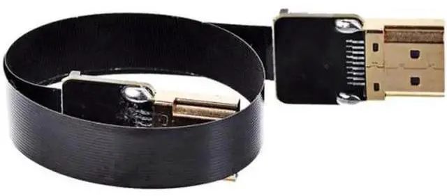 Alt view image 4 of 6 - HDMI Type A Male to HDMI Male HDTV FPC Flat Cable for FPV HDTV Multicopter Aerial Photography