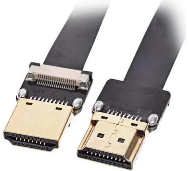 Alt view image 5 of 6 - HDMI Type A Male to HDMI Male HDTV FPC Flat Cable for FPV HDTV Multicopter Aerial Photography