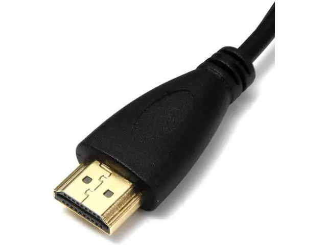 Alt view image 5 of 7 - Right Angled 90 Degree Micro HDMI to HDMI Male HDTV Cable for Cell Phone Tablet Camera