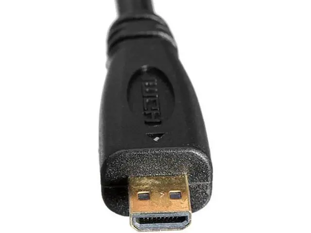 Alt view image 3 of 7 - Micro HDMI Male to HDMI Male stretch spring CABLE for TF201 XOOM A500 Tablet