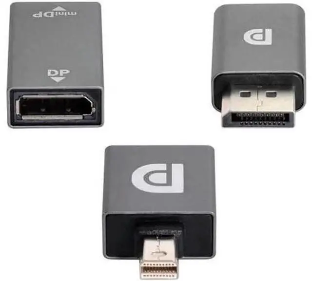 Main image of DP-033 3pcs/set Mini DisplayPort 1.2 4K 60hz to DP Adapter Male Female Ultra-HD UHD for Video PC Laptop TV