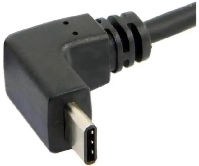 Main image of USB 3.1 USB-C Up & Down Angled to 90 Degree Down Angled A Male Data Cable for Tablet & Phone