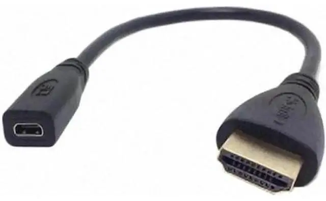 Main image of 20cm Micro HDMI socket Female to HDMI Male adapter Cable for Tablet & Cell Phone