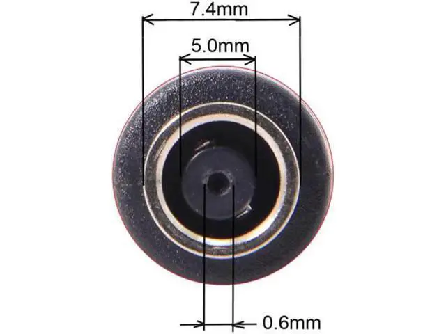 Alt view image 2 of 5 - UC-211-7450MM DC Jack 7.4*5.0mm Input to USB-C Type-C Power Plug Charge Adapter for Laptop Phone