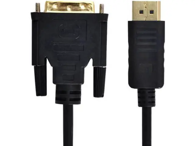 Alt view image 3 of 7 - DP-029 DisplayPort DP Male Source to DVI Male Single Link Video Cable 6ft 1.8m for DVI monitor