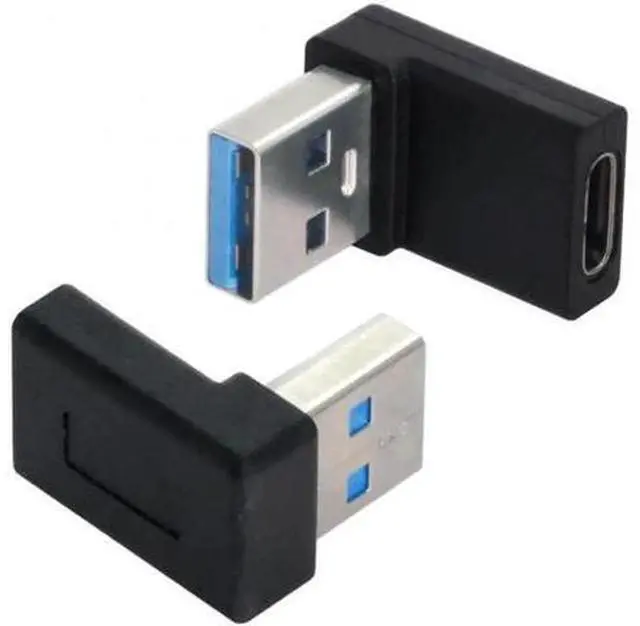 Alt view image 2 of 5 - UC-067-UP USB-C Type C Female 90 Degree Up Angled to USB 3.0 A Male Data Adapter for Laptop Desktop