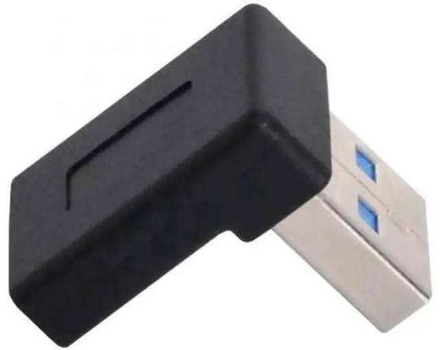 Alt view image 4 of 5 - UC-067-UP USB-C Type C Female 90 Degree Up Angled to USB 3.0 A Male Data Adapter for Laptop Desktop