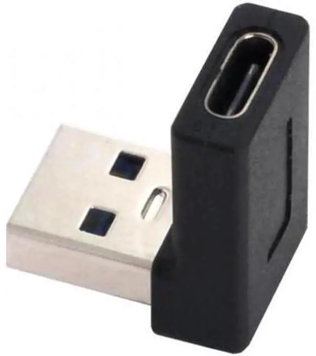 Alt view image 5 of 5 - UC-067-UP USB-C Type C Female 90 Degree Up Angled to USB 3.0 A Male Data Adapter for Laptop Desktop