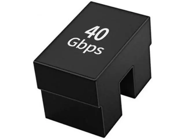 Alt view image 6 of 7 - UC-009-FF 40Gbps USB4 Type C Female to Female Coupler Extender Power Data Video Adapter Opposite U Shape Back Angled for NS SwitchPhoneLaptop