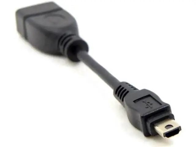 Alt view image 2 of 7 - U2-007 VMC-UAM1 USB 2.0 OTG Cable Mini A Type Male to USB Female Host for Sony HandycamPDAPhone