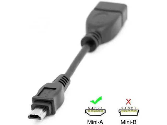 Alt view image 4 of 7 - U2-007 VMC-UAM1 USB 2.0 OTG Cable Mini A Type Male to USB Female Host for Sony HandycamPDAPhone