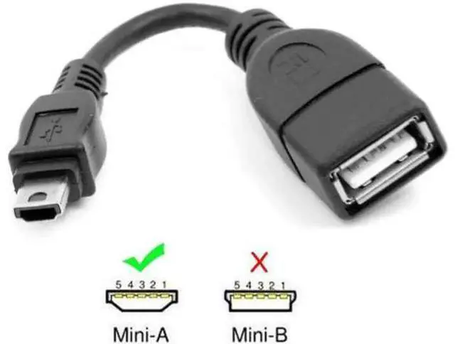 Alt view image 3 of 6 - U2-007 VMC-UAM1 USB 2.0 OTG Cable Mini A Type Male to USB Female Host for Sony HandycamPDAPhone