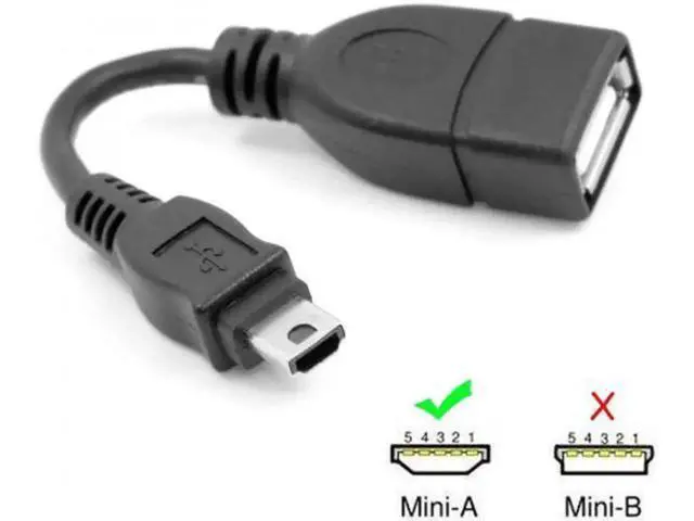 Alt view image 7 of 7 - U2-007 VMC-UAM1 USB 2.0 OTG Cable Mini A Type Male to USB Female Host for Sony HandycamPDAPhone