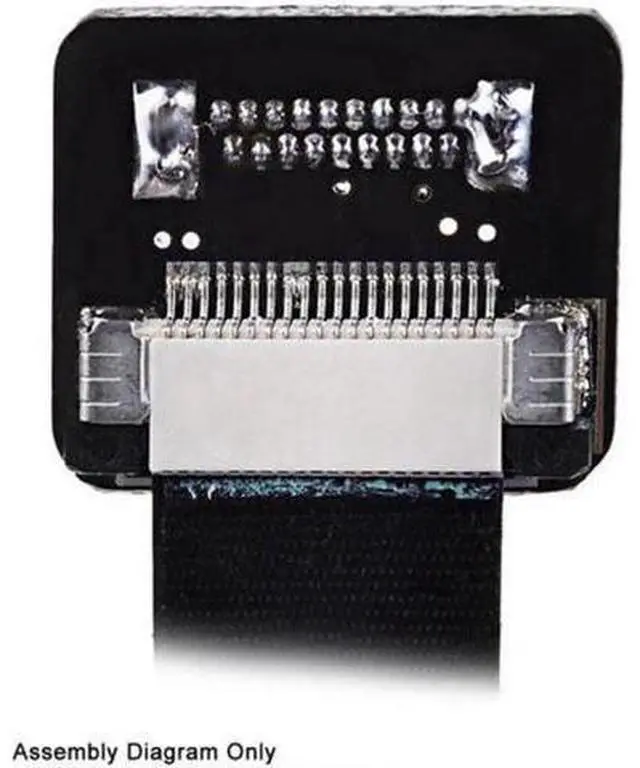 Alt view image 6 of 7 - Dual 90 Degree Left Angled HDMI Type A Male to Male HDTV FPC Flat Cable for FPV HDTV Multicopter Aerial Photography