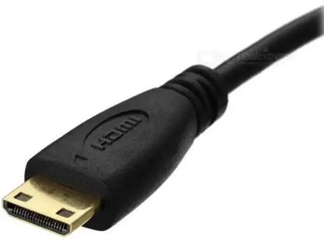 Alt view image 6 of 6 - Type D Micro HDMI v1.4 Socket Female to Type C Mini HDMI Male Convertor Adapter Cable 20cm