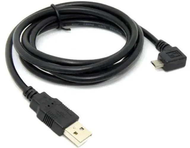 Main image of 1.5m Left Angled 90 degree Micro USB Male to USB 2.0 Data Charge Cable for Cell Phone & Tablet