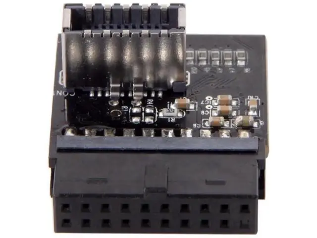 Alt view image 7 of 7 - USB 3.1 Front Panel Socket to USB 3.0 20Pin Header Male Extension Adapter for Motherboard