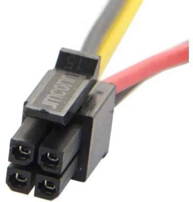 Alt view image 3 of 6 - ATX Molex Micro Fit Pitch 3.0mm 4Pin Male to Open Wire Power Adapter Cable 15cm 20AWG UL1007