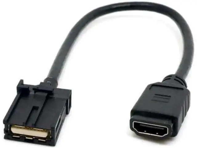 Main image of High Speed HDMI 1.4 Type E Male to Type A Female Video Audio Cable 0.3m Automotive Connection System Grade Connector