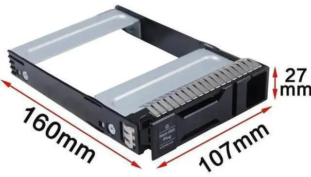 Alt view image 2 of 6 - 3.5 Non Hot Plug SSD Caddy 652998-001 Hard Drive Bracket Compatible for H-P Proliant Gen8 Servers DL160 DL320e ML310e BL420c
