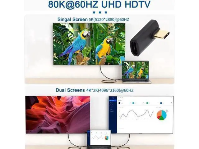 Alt view image 5 of 7 - USB4 Type C Male to Female Extension 240W Power 40Gbps Data 8K Video Adapter Low Profile Left Right Angled for NS Phone Laptop