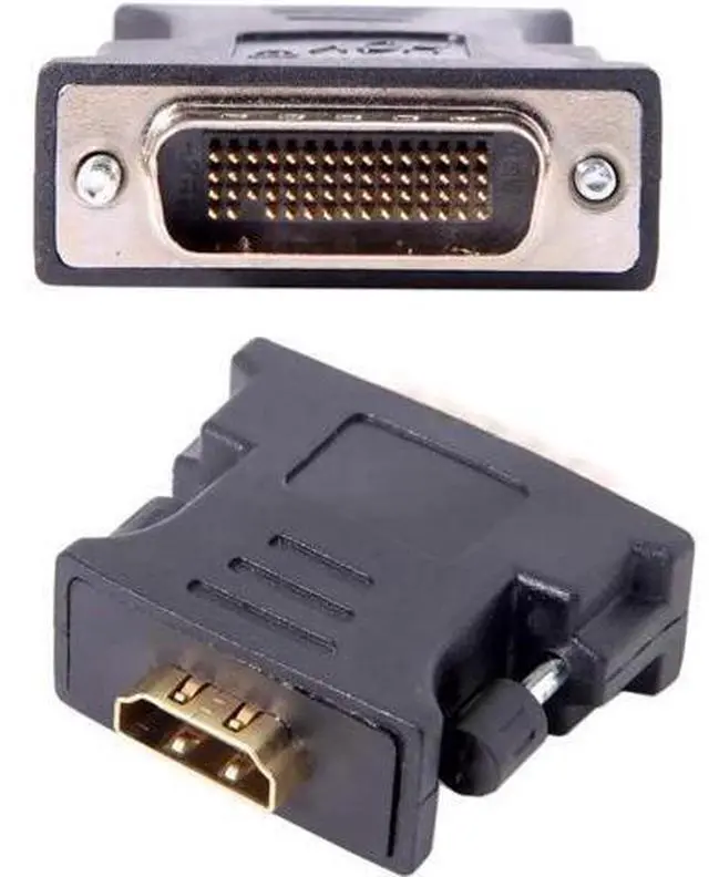 Alt view image 2 of 7 - DMS-59pin Male to HDMI 1080P Female Extension Adapter for PC Graphics Card