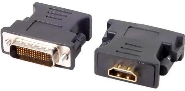Alt view image 5 of 7 - DMS-59pin Male to HDMI 1080P Female Extension Adapter for PC Graphics Card