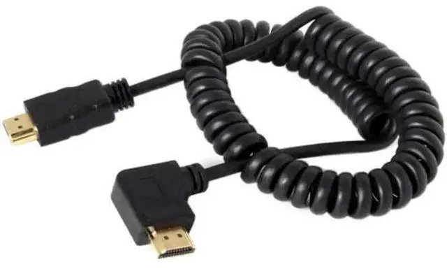 Main image of HD-111-RI 90 Degree Right Angled HDMI to HDMI Stretch Extension 4K@60hz Cable for HDTV DVB DVD PC 1.2m