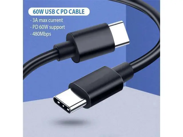 Alt view image 5 of 5 - Type C Cable to C Cable Fast Charging Charger Cable for Switch Galaxy Note10 S10 Plus Quick Charge 4.0 Cable