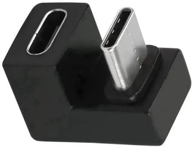 Main image of JVFYI USB C U-Shape Adapter 180 Degree USB 3.1 Type C Male to Female U-Shape Charging Connector Adapter 4K60Hz 10Gbps for Laptop,Tablet,USB-C Phone