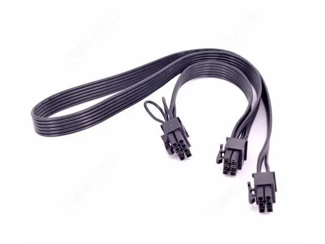 Alt view image 2 of 4 - PCIe 6Pin to 6Pin+8Pin GPU Cable for CoolerMaster Silent Pro Gold 1200W 900W 800W 700W M2 1500W 1000W 850W M1000 M850 M700 M600