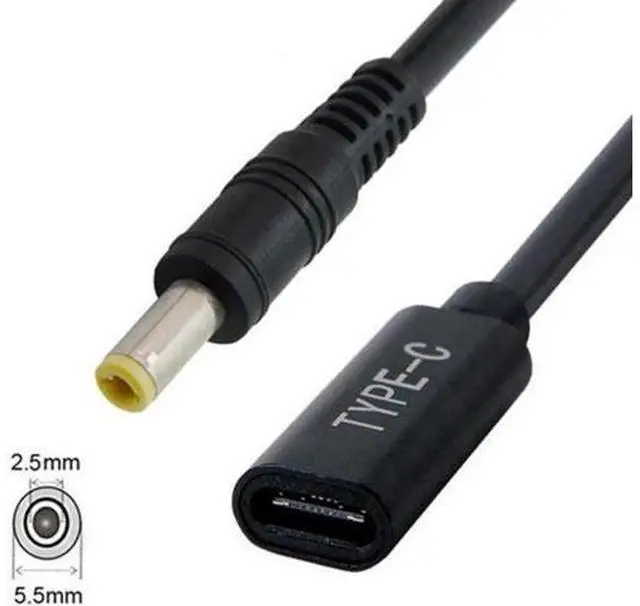 Main image of Type C USB-C Female Input to 5.5*2.5mm Cable UC-109-5525MM
