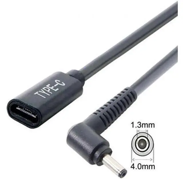 Alt view image 3 of 5 - Type C USB-C Female Input to 4.0*1.3mm Cable UC-109-4013MM