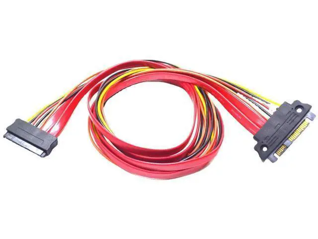 Alt view image 6 of 6 - SAS29P Male to Female Extension Cable ServerPowerData CableComputer Data Cable 8482 Extension Cable 0.5M