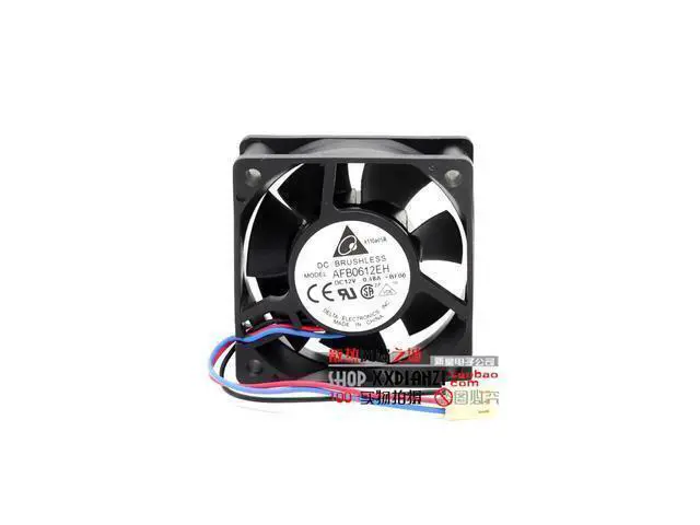 Alt view image 4 of 4 - AFB0612EH-F00 AFB0612EH-R00 2wire 3wire 4wire FG RD TACH Alarm pwm cooling fan 6025 12v 0.48a 60*60*25MM