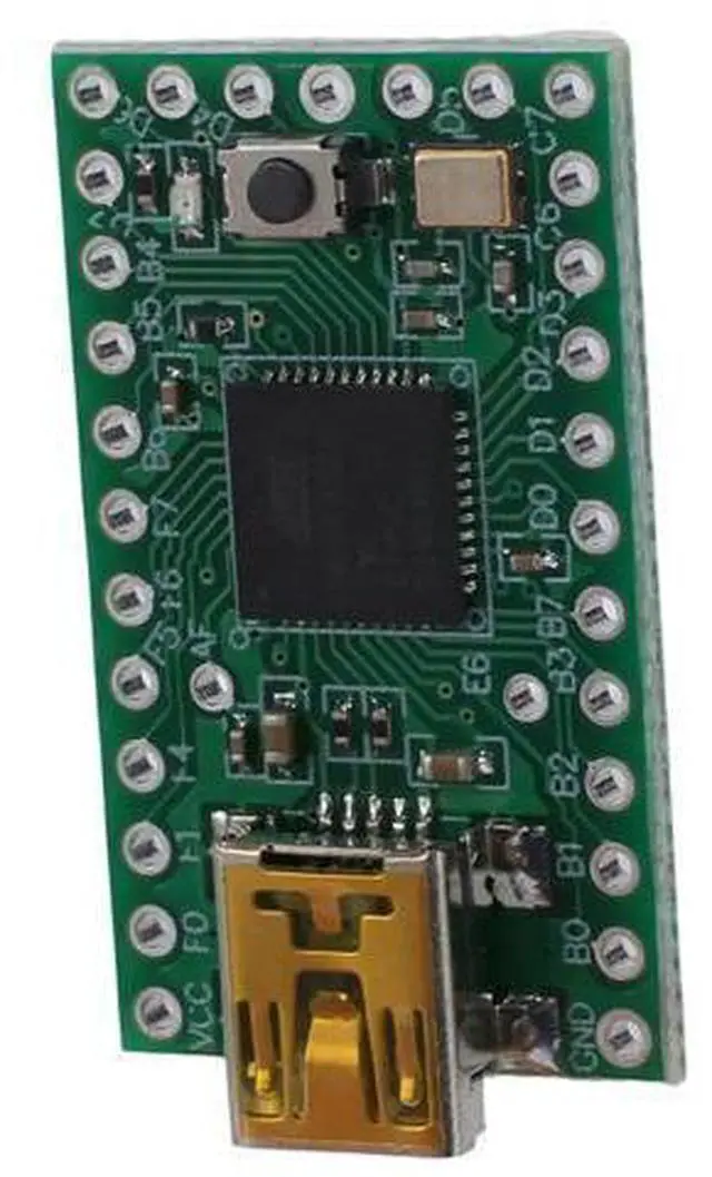 Alt view image 4 of 4 - Teensy 2.0 USB AVR ATMEGA32U4 Development Board Expansion Board U Disk Experiment Board With Data Cable For