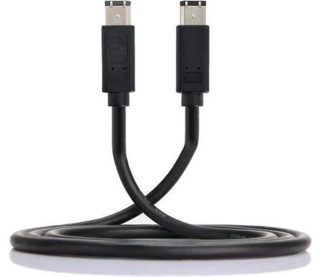Alt view image 7 of 7 - FireWire IEEE 1394 6 Pin to 6Pin FireWire 400 to 400 6-6 ilink Cable 1.8m Black