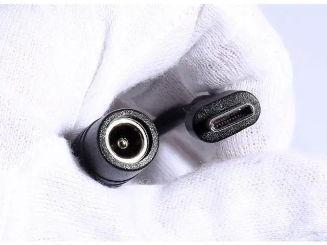Alt view image 2 of 6 - DC Type-c Female To 5.5*2.1 Female Cables 5521 Power Jack DC Power Conector 5.5x2.1 Adapter USB Type C Converter