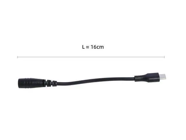 Alt view image 3 of 6 - DC Type-c Female To 5.5*2.1 Female Cables 5521 Power Jack DC Power Conector 5.5x2.1 Adapter USB Type C Converter