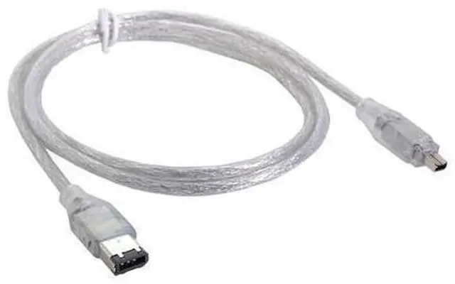 Alt view image 4 of 7 - Jimier 1394 6Pin to Firewire 400 IEEE 1394 4 Pin Male iLink Adapter Cord Cable for Camera Camcorder