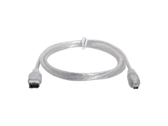 Alt view image 5 of 7 - Jimier 1394 6Pin to Firewire 400 IEEE 1394 4 Pin Male iLink Adapter Cord Cable for Camera Camcorder