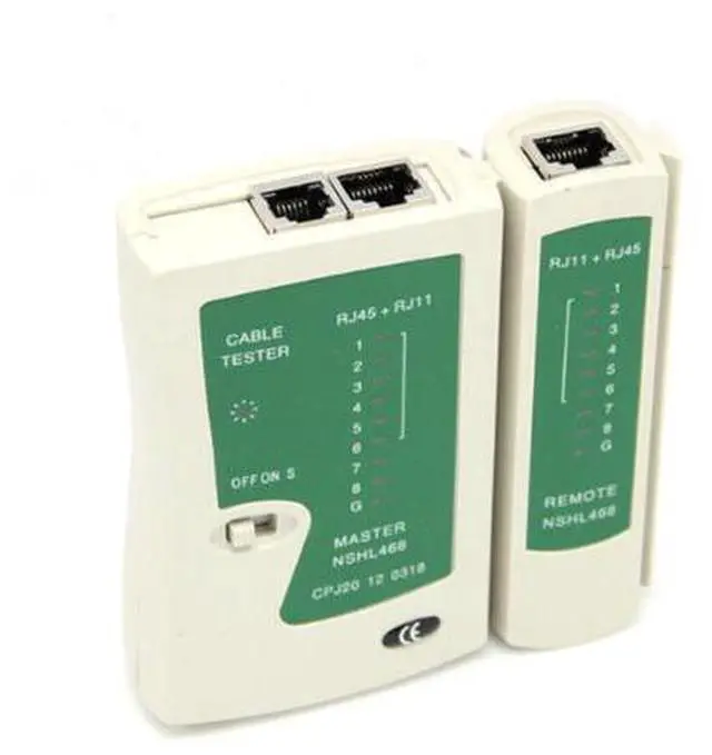 Alt view image 2 of 2 - RJ45 RJ11 RJ12 Network Cable Tester Cat5 6 UTP LAN Cable Tester Networking Wire Telephone Line Detector Tracker Tool