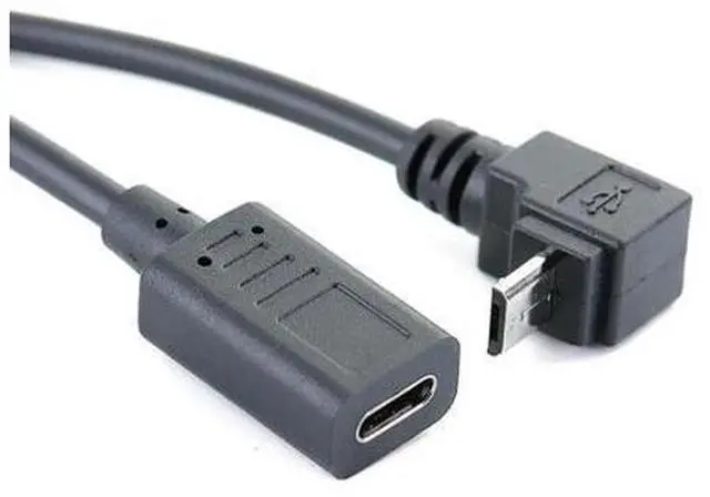 Main image of FOR 90 Type-C Female To Micro-B Micro male USB Charging Data otg convertor adapter cord CABLE 27cm