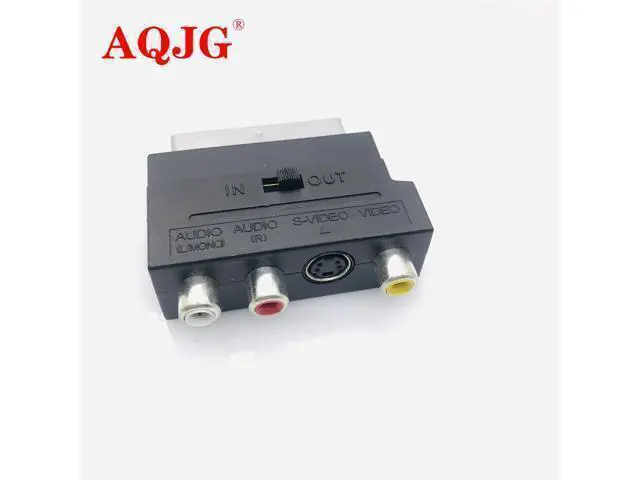Alt view image 4 of 6 - RGB Scart to 3 RCA S-Video Adapter Composite RCA SVHS S-Video AV TV Audio For Video DVD Recorder TV Television Projector
