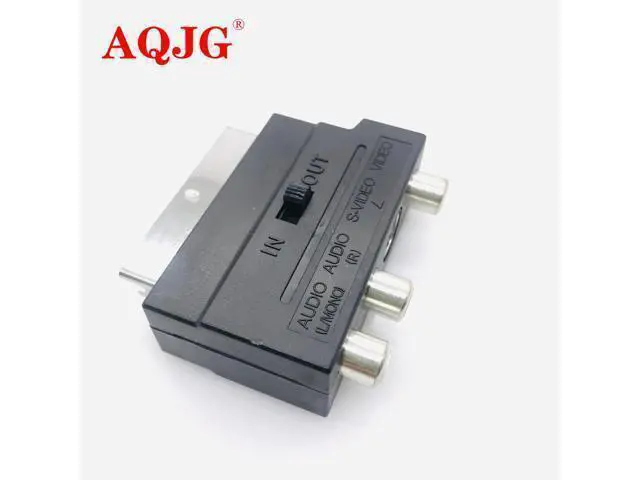 Alt view image 6 of 6 - RGB Scart to 3 RCA S-Video Adapter Composite RCA SVHS S-Video AV TV Audio For Video DVD Recorder TV Television Projector