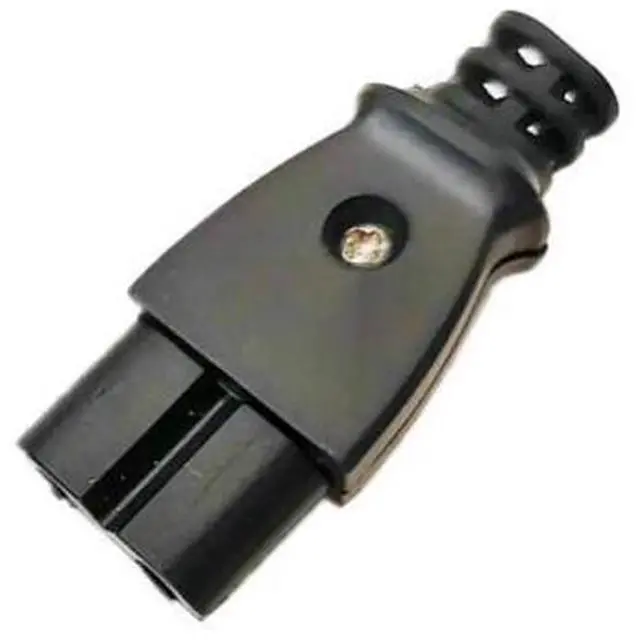 Main image of C8 male power socket C7 female plug power outlet embedded electric connector connector 35mm*15mm AC 2.5A 5A 250v(plug)