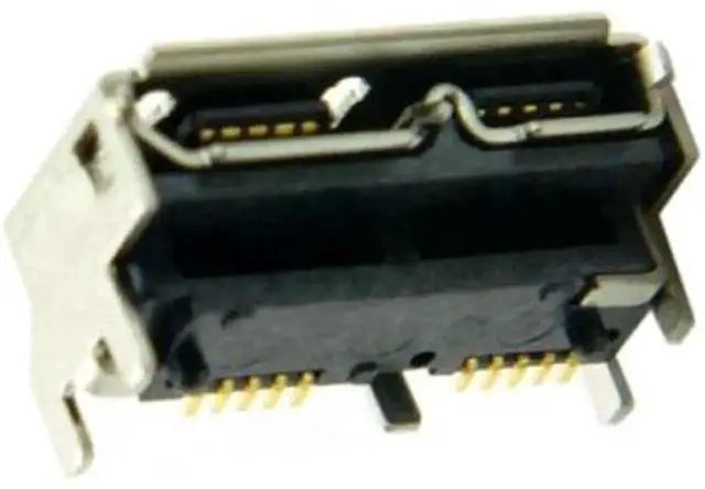 Alt view image 2 of 7 - Micro USB 3.0 10pin Female Socket Receptacle Board Mount SMT Type 5.2mm Height for Samsung Toshiba USB Hard Disk