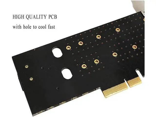 Alt view image 2 of 6 - M.2 NVMe SSD NGFF to PCIE X16 Adapter M Key B Key SATA PCI Express NVME m2 SSD SATA Converter riser card